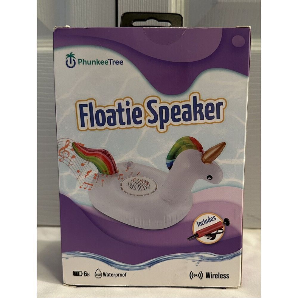 PhunkeeTree Unicorn Floatie Wireless Speaker NWB